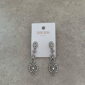 David’s Bridal dangle earrings!